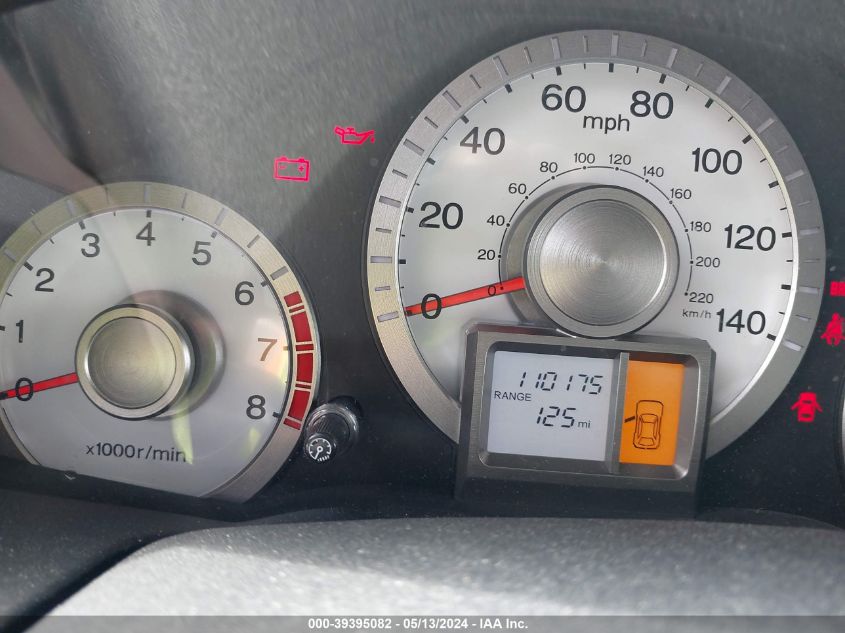 2011 Honda Pilot Lx VIN: 5FNYF4H24BB069521 Lot: 39395082