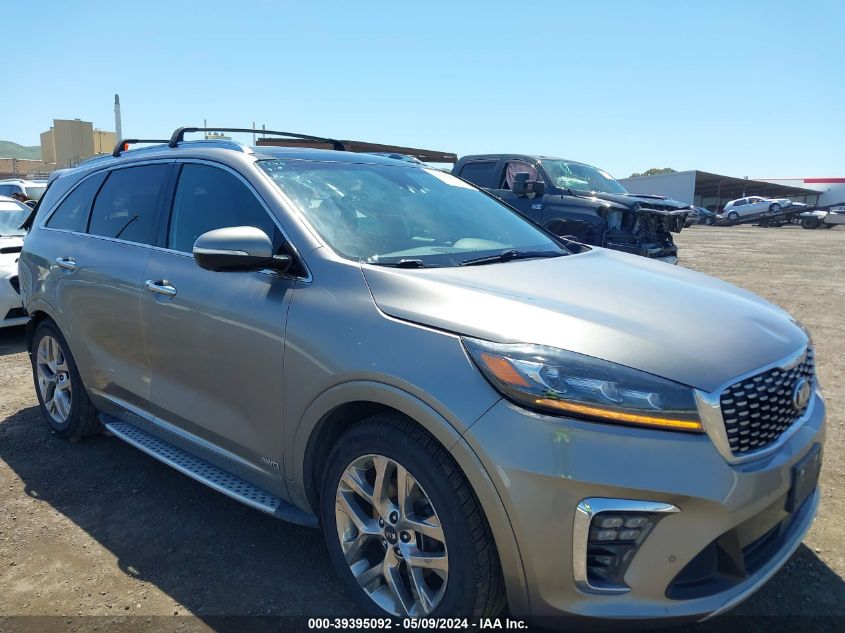 2019 KIA SORENTO 3.3L SXL - 5xypkda59kg466050