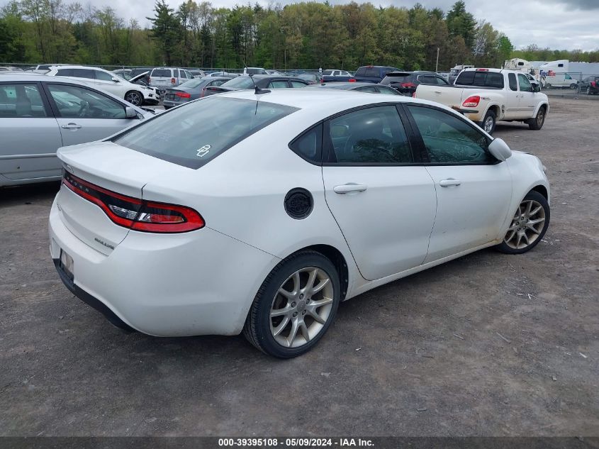 2013 Dodge Dart Rallye VIN: 1C3CDFBA8DD176534 Lot: 39395108