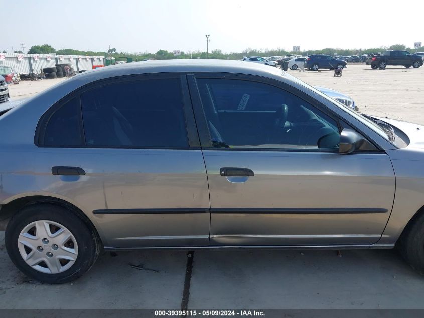 2005 Honda Civic Vp VIN: 2HGES16395H632782 Lot: 39395115