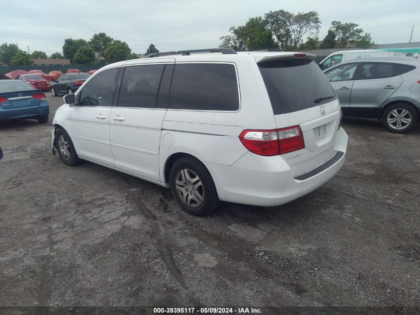 2007 Honda Odyssey Ex-L VIN: 5FNRL38607B429806 Lot: 39395117