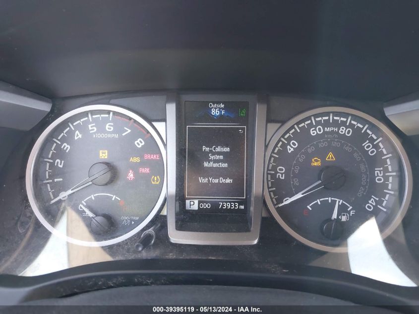 2018 Toyota Tacoma Sr5 V6 VIN: 5TFAZ5CN0JX063445 Lot: 39395119