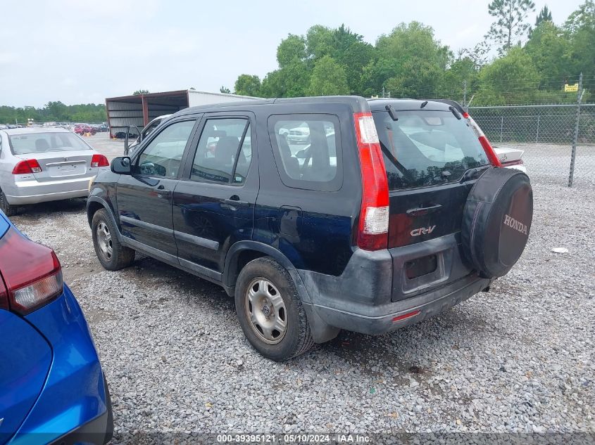 2005 Honda Cr-V Lx VIN: SHSRD68565U302599 Lot: 39395121