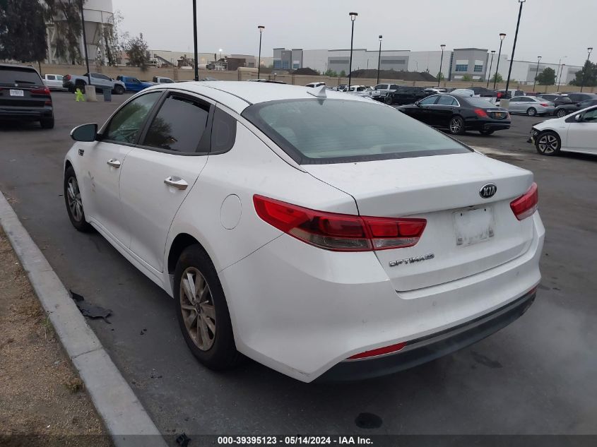 2018 Kia Optima Lx VIN: 5XXGT4L32JG178608 Lot: 39395123