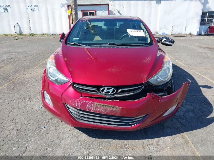 2013 Hyundai Elantra Limited VIN: 5NPDH4AEXDH249815 Lot: 39395132