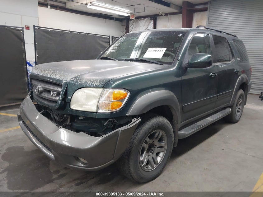 2003 Toyota Sequoia Sr5 V8 VIN: 5TDZT34A93S193978 Lot: 39395133