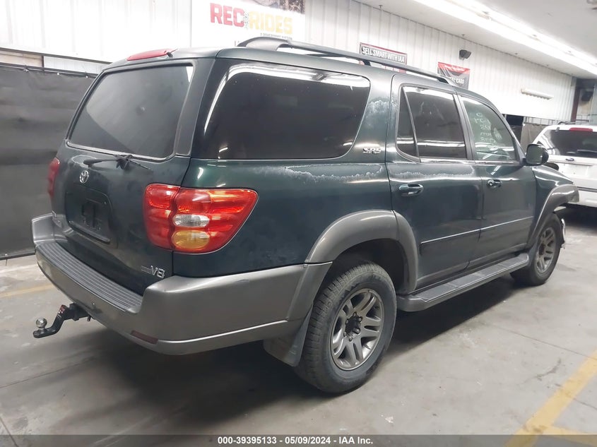 2003 Toyota Sequoia Sr5 V8 VIN: 5TDZT34A93S193978 Lot: 39395133
