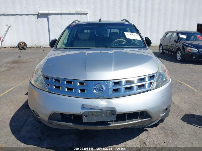 2004 Nissan Murano Sl VIN: JN8AZ08W64W335001 Lot: 39395148