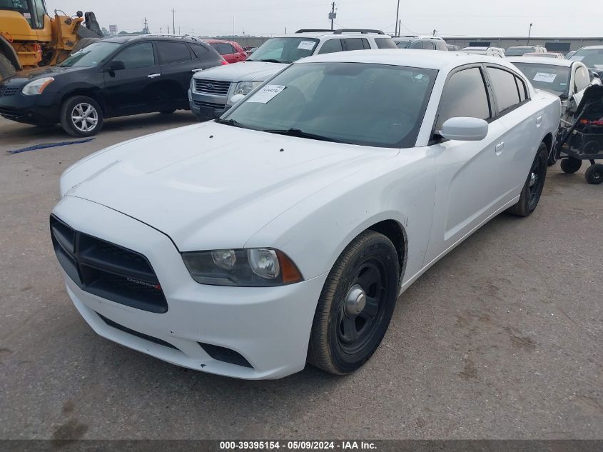 2013 Dodge Charger Police VIN: 2C3CDXAG0DH627678 Lot: 39395154