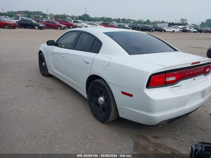 2013 Dodge Charger Police VIN: 2C3CDXAG0DH627678 Lot: 39395154