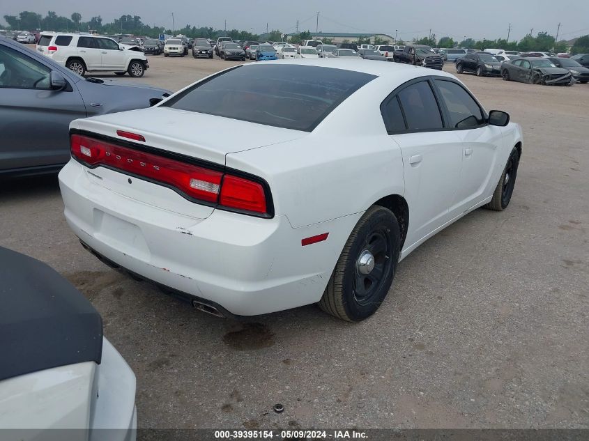 2013 Dodge Charger Police VIN: 2C3CDXAG0DH627678 Lot: 39395154