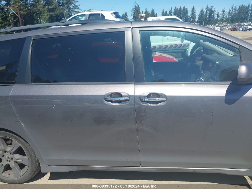 2016 Toyota Sienna Se 8 Passenger VIN: 5TDXK3DC9GS727823 Lot: 39395172