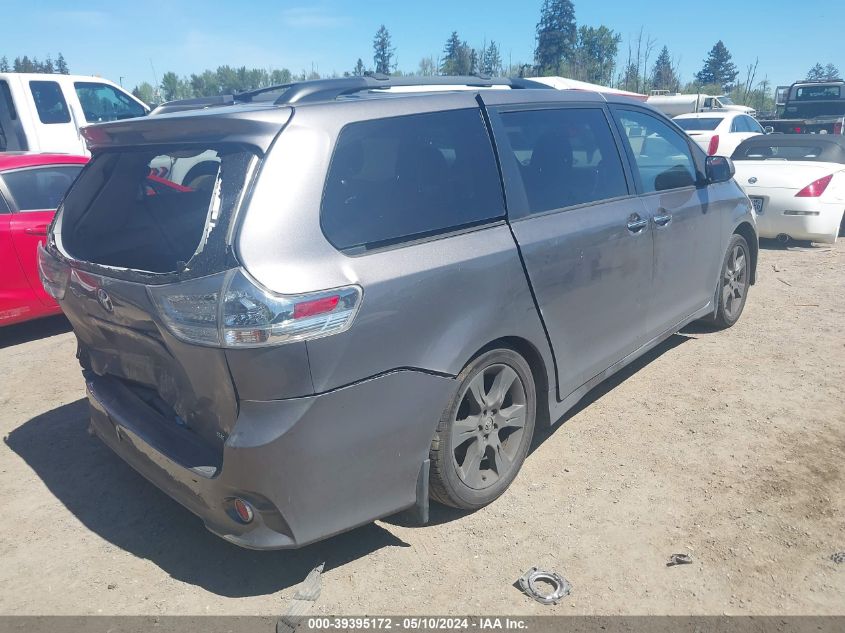 2016 Toyota Sienna Se 8 Passenger VIN: 5TDXK3DC9GS727823 Lot: 39395172