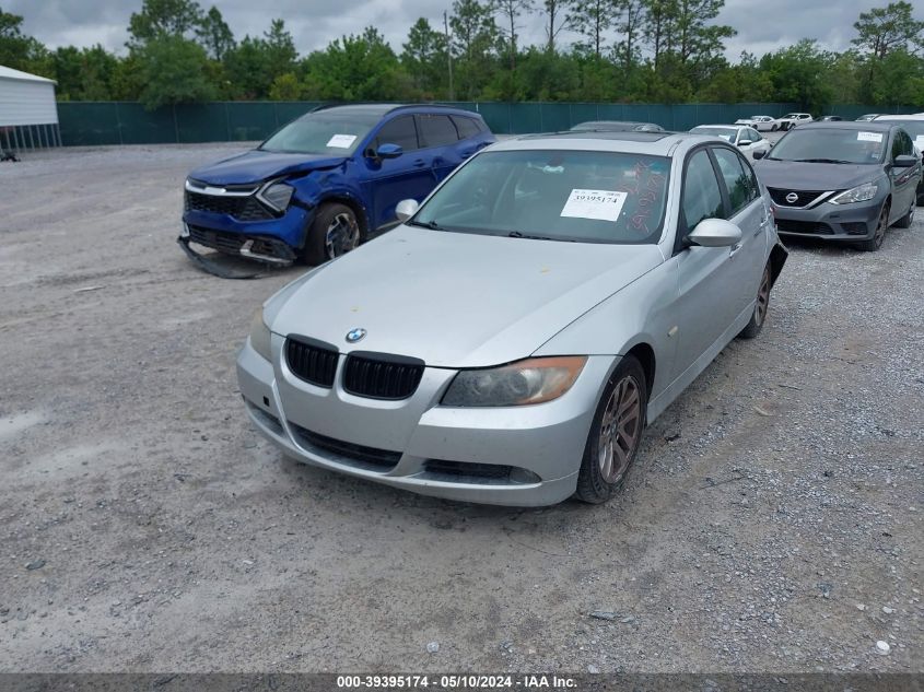 2006 BMW 325I VIN: WBAVB13586KX68445 Lot: 39395174