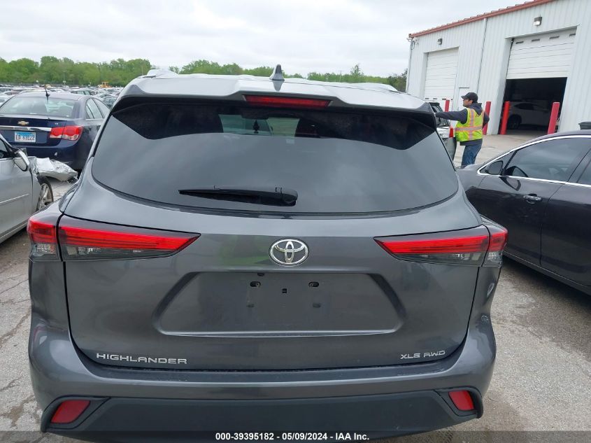 2020 Toyota Highlander Xle VIN: 5TDGZRBH2LS015130 Lot: 39395182
