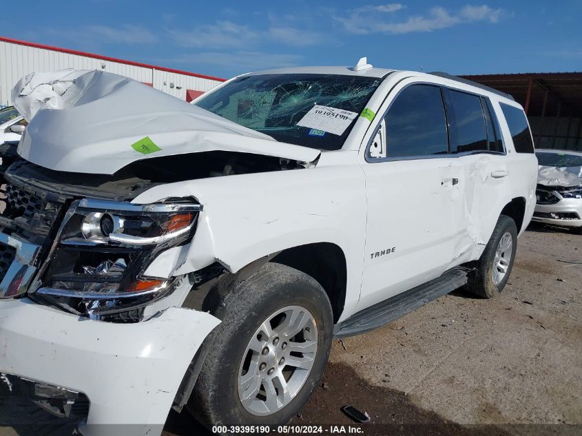 2020 Chevrolet Tahoe 4Wd Lt VIN: 1GNSKBKC5LR114783 Lot: 39395190