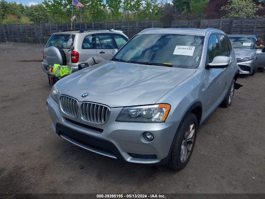 2013 BMW X3 xDrive28I VIN: 5UXWX9C52D0A32439 Lot: 39395195