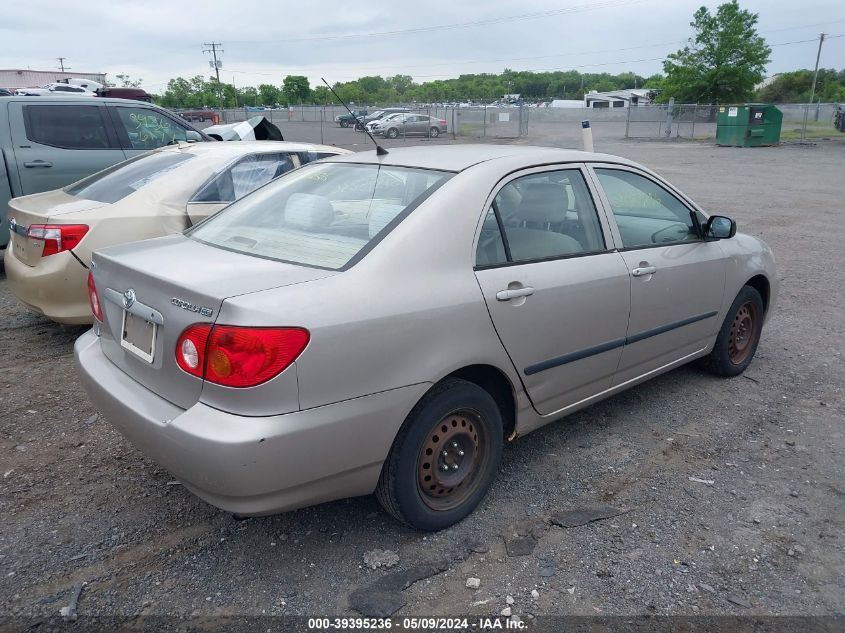 2003 Toyota Corolla Ce VIN: 1NXBR32E83Z135647 Lot: 39395236