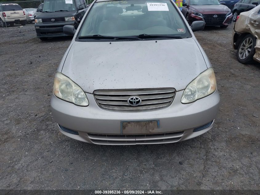 2003 Toyota Corolla Ce VIN: 1NXBR32E83Z135647 Lot: 39395236