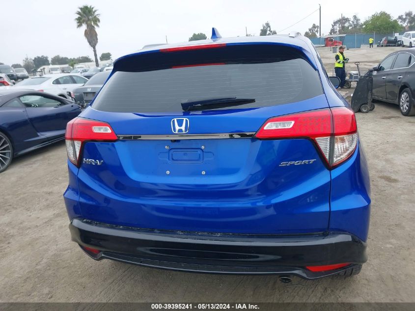 2020 Honda Hr-V 2Wd Sport VIN: 3CZRU5H19LM711620 Lot: 39395241