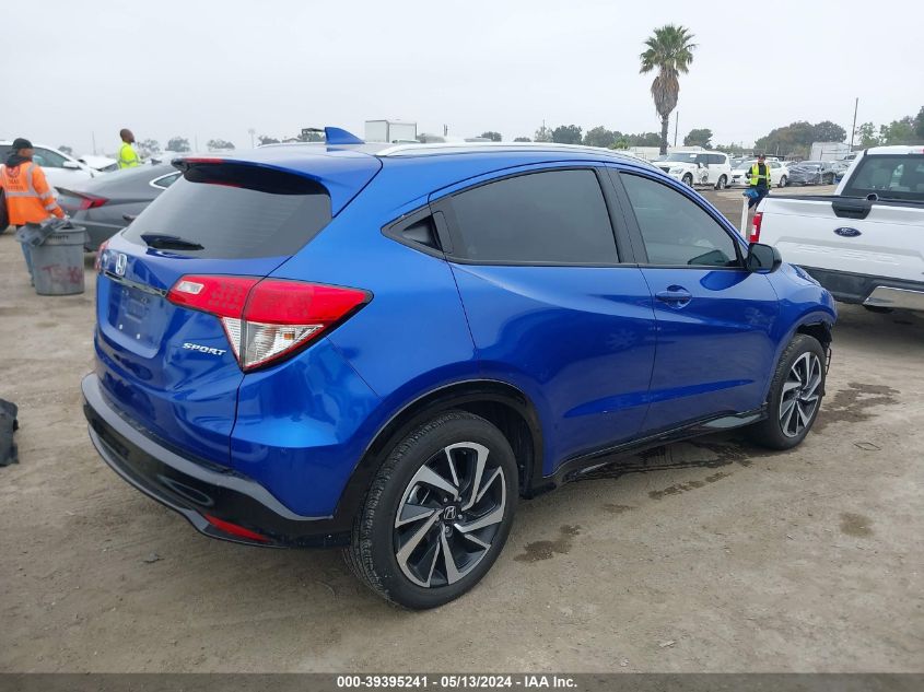 2020 Honda Hr-V 2Wd Sport VIN: 3CZRU5H19LM711620 Lot: 39395241