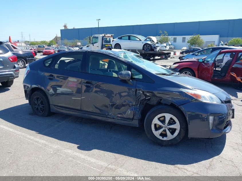 2015 Toyota Prius Two VIN: JTDKN3DU2F0476168 Lot: 39395250