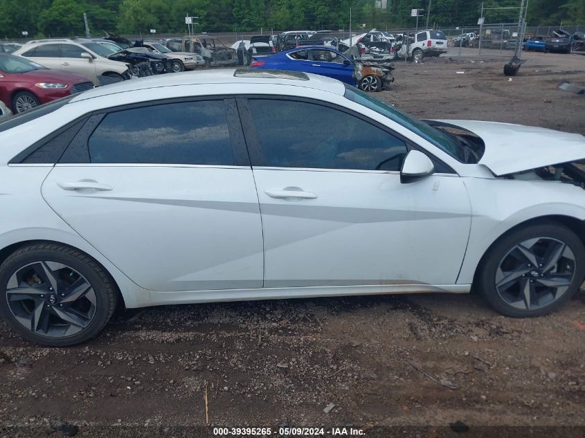 2021 Hyundai Elantra Sel VIN: 5NPLN4AG2MH005050 Lot: 39395265