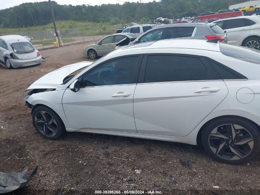 2021 Hyundai Elantra Sel VIN: 5NPLN4AG2MH005050 Lot: 39395265