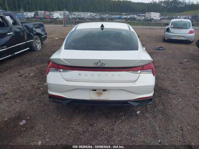 2021 Hyundai Elantra Sel VIN: 5NPLN4AG2MH005050 Lot: 39395265