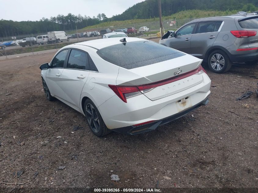 2021 Hyundai Elantra Sel VIN: 5NPLN4AG2MH005050 Lot: 39395265