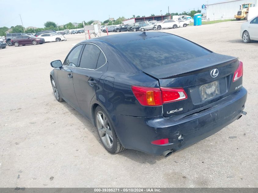 2009 Lexus Is 250 VIN: JTHBK262595097993 Lot: 39395271