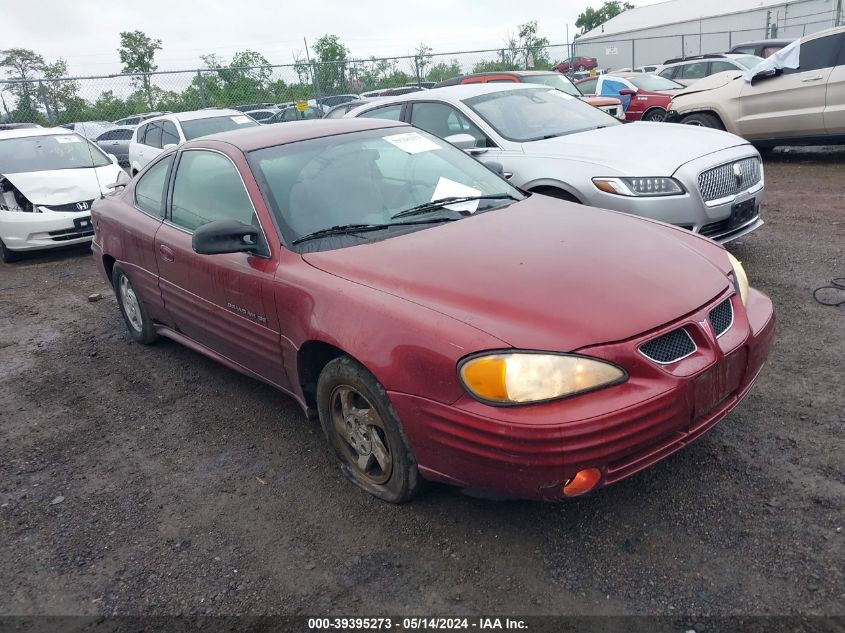 2000 Pontiac Grand Am Se1 VIN: 1G2NF12T9YM848243 Lot: 39395273