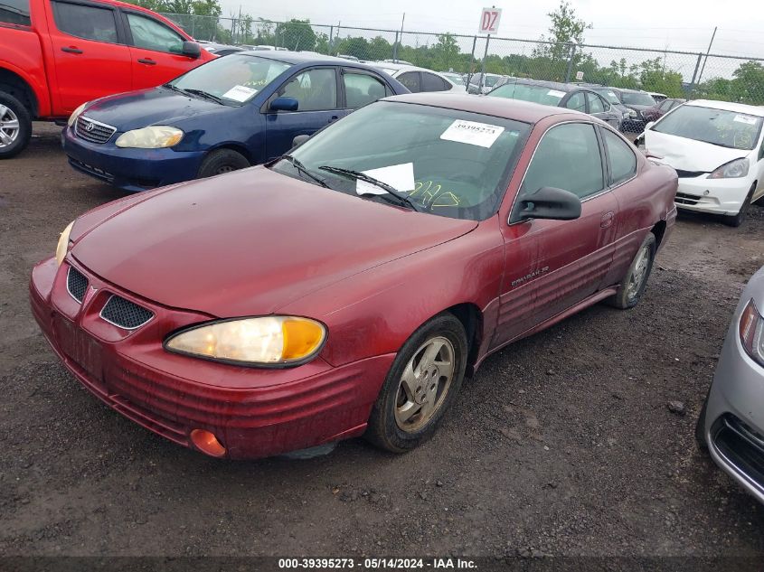 2000 Pontiac Grand Am Se1 VIN: 1G2NF12T9YM848243 Lot: 39395273