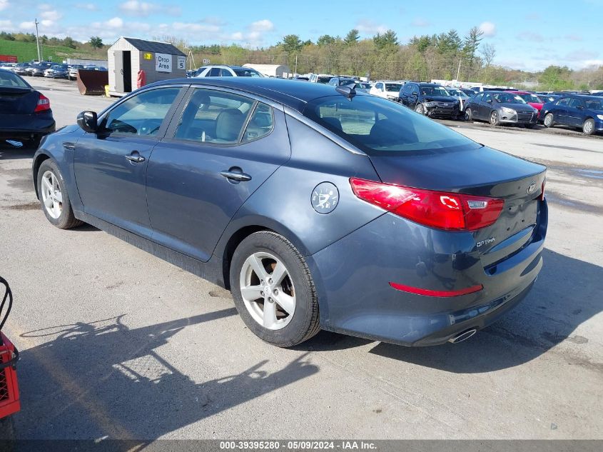 2015 Kia Optima Lx VIN: KNAGM4A76F5568980 Lot: 39395280