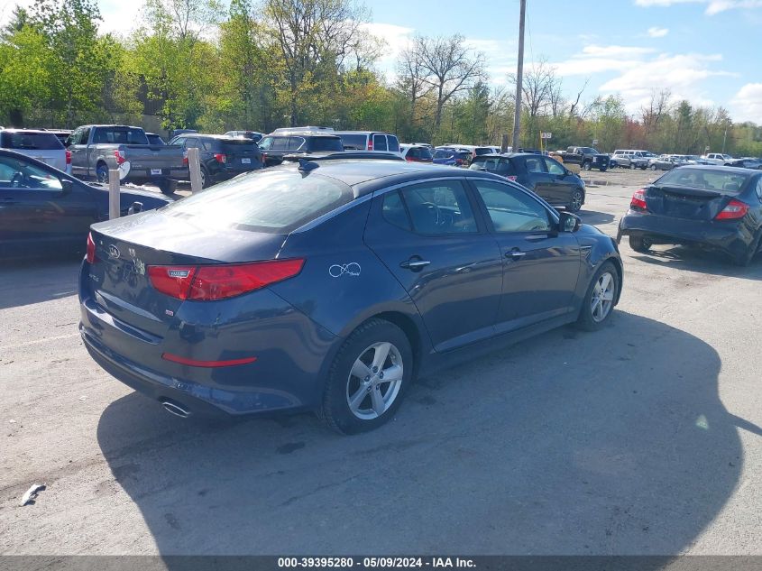 2015 Kia Optima Lx VIN: KNAGM4A76F5568980 Lot: 39395280