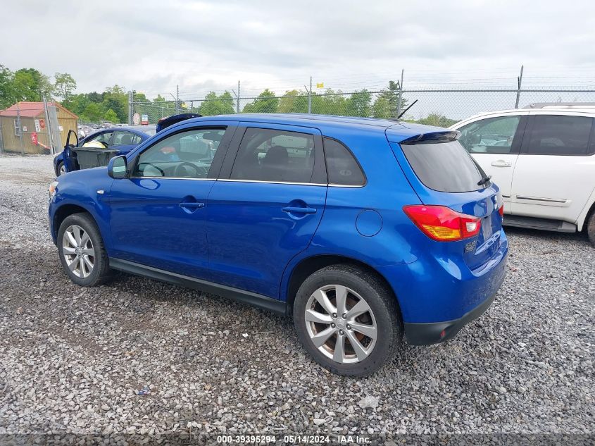 2015 Mitsubishi Outlander Sport Se VIN: 4A4AR4AU0FE051599 Lot: 39395294