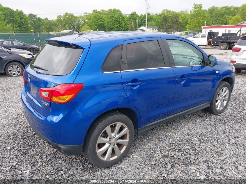 2015 Mitsubishi Outlander Sport Se VIN: 4A4AR4AU0FE051599 Lot: 39395294