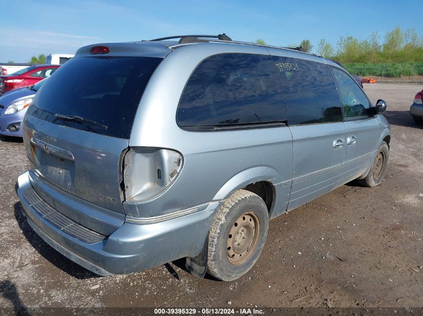 2005 Chrysler Town & Country Limited VIN: 2C8GP64L85R587576 Lot: 39395329