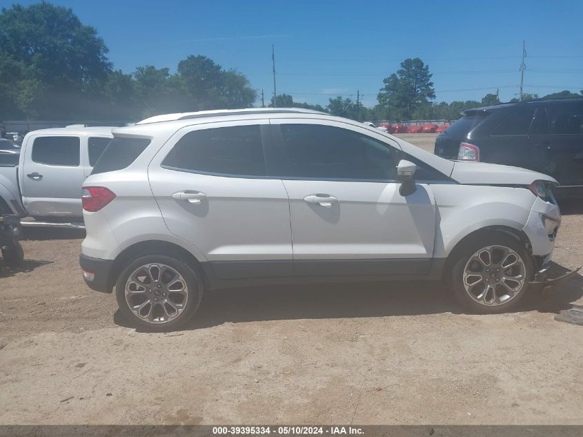 2020 Ford Ecosport Titanium VIN: MAJ3S2KEXLC360400 Lot: 39395334