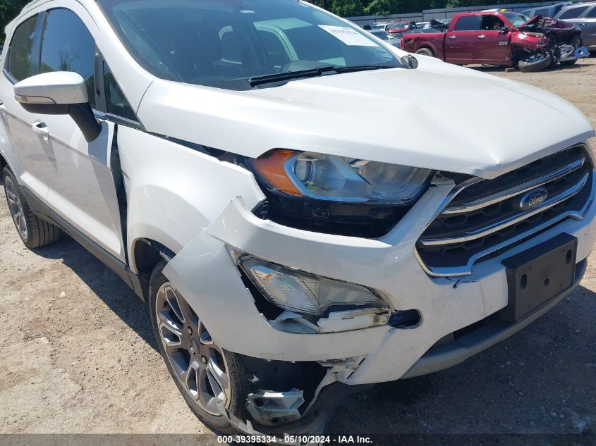 2020 Ford Ecosport Titanium VIN: MAJ3S2KEXLC360400 Lot: 39395334