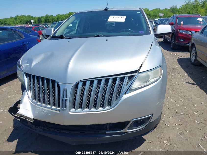 2011 Lincoln Mkx VIN: 2LMDJ6JKXBBJ02909 Lot: 39395337