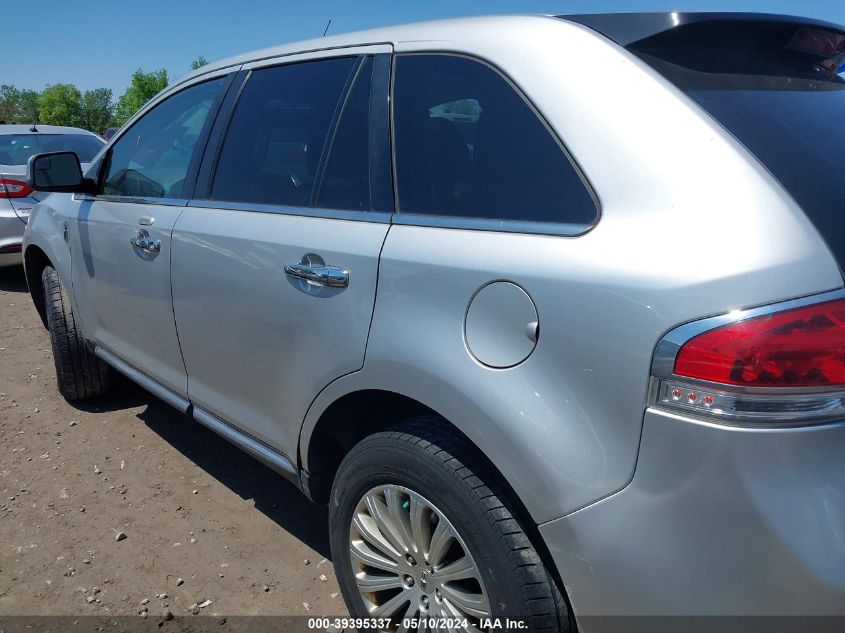 2011 Lincoln Mkx VIN: 2LMDJ6JKXBBJ02909 Lot: 39395337