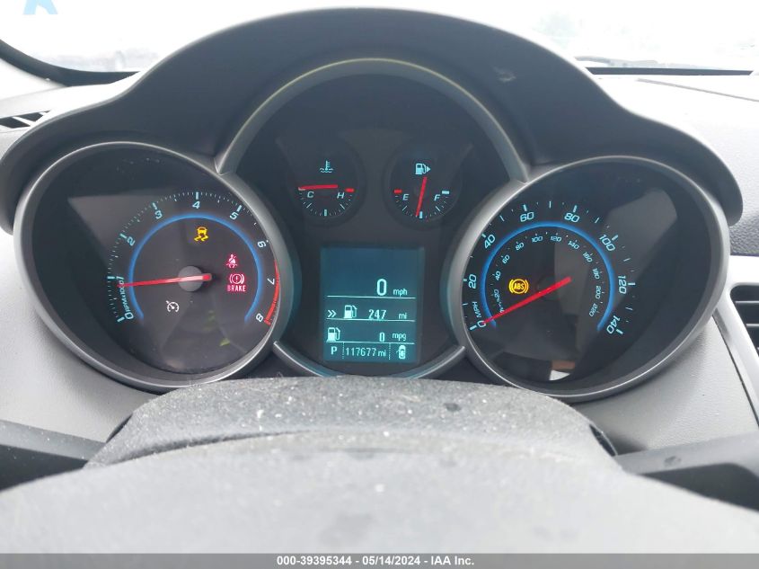 2012 Chevrolet Cruze 1Lt VIN: 1G1PF5SC1C7298242 Lot: 39395344