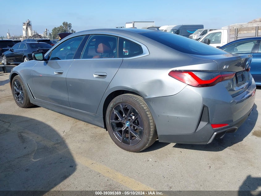 2023 BMW I4 Edrive40 VIN: WBY73AW01PFR30241 Lot: 39395369