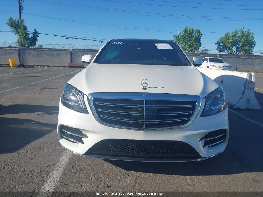 2019 Mercedes-Benz S 560 VIN: WDDUG8DB6KA454649 Lot: 39395405