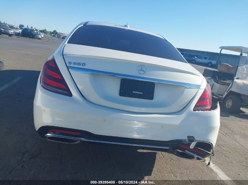 2019 Mercedes-Benz S 560 VIN: WDDUG8DB6KA454649 Lot: 39395405