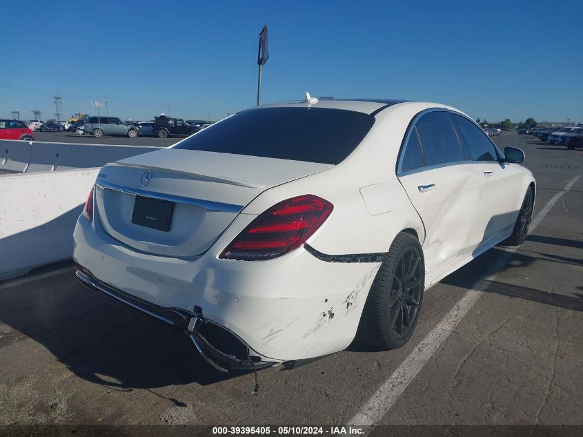 2019 Mercedes-Benz S 560 VIN: WDDUG8DB6KA454649 Lot: 39395405