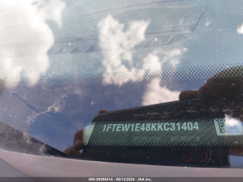 2019 Ford F-150 Xlt VIN: 1FTEW1E48KKC31404 Lot: 39395414