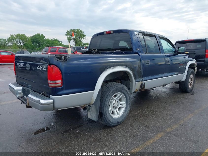 2001 Dodge Dakota Slt/Sport VIN: 1B7GG2AZ51S119655 Lot: 39395422