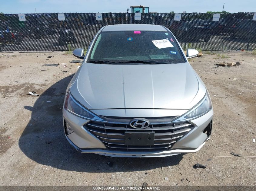 2019 Hyundai Elantra Sel VIN: 5NPD84LF5KH459225 Lot: 39395438